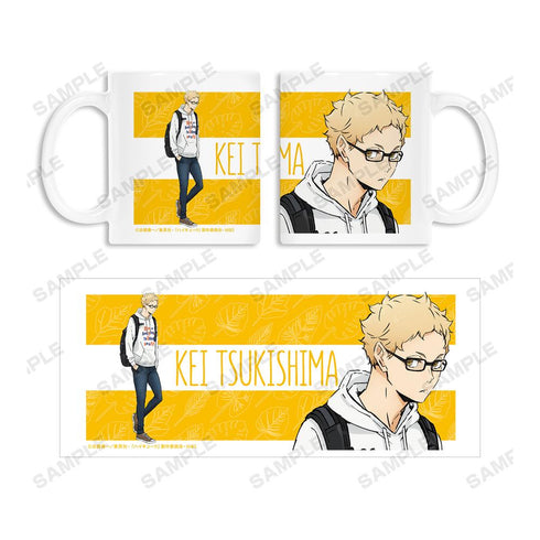 『ハイキュー!! TO THE TOP × 東武動物公園』描き下ろしイラスト 月島蛍 レジャーver. マグカップ【202412再販】